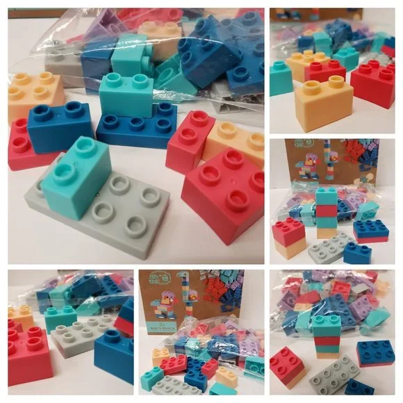 New 48pc Mini Soft Building Bricks - Picture 8 of 16